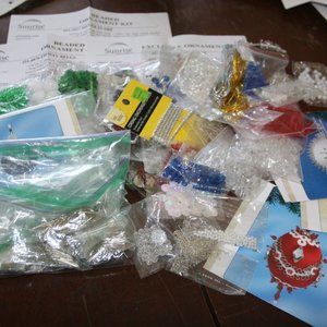 Beaded Christmas Ornament Kit by Sunrise